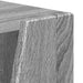 Raft lateral Gri Sonoma 33 x 32 x 70,5 cm Lemn compozit - WALTI WALTI