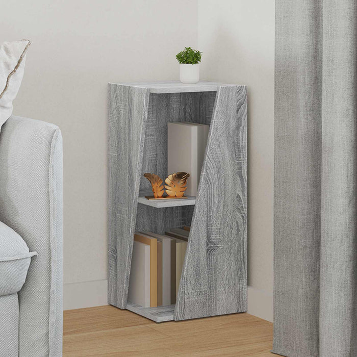 Raft lateral Gri Sonoma 33 x 32 x 70,5 cm Lemn compozit - WALTI WALTI