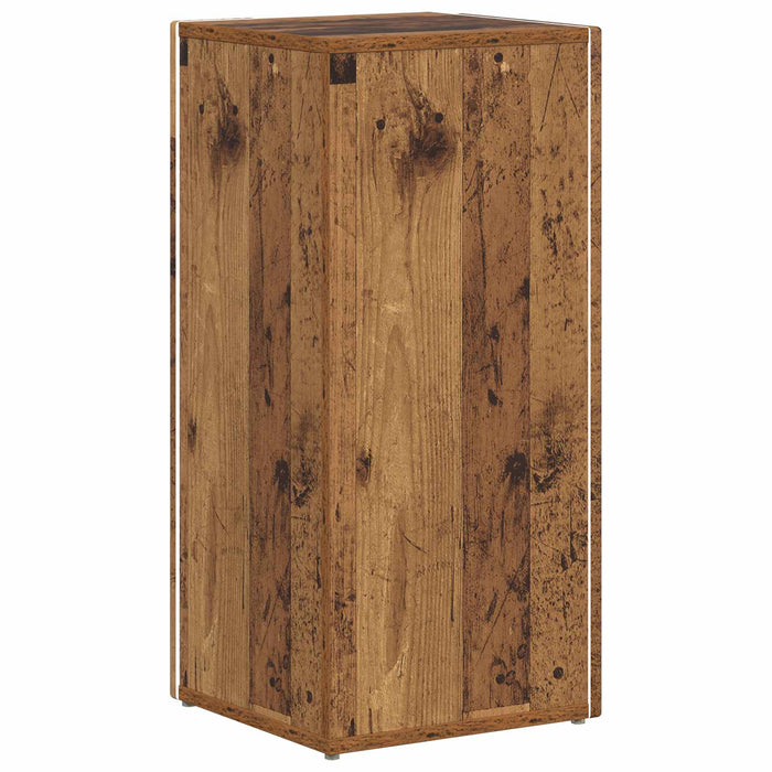 Raft lateral Lemn vechi 33 x 32 x 70,5 cm Lemn compozit - WALTI WALTI