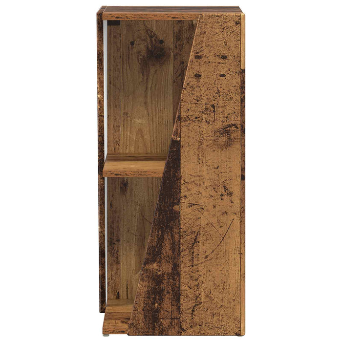 Raft lateral Lemn vechi 33 x 32 x 70,5 cm Lemn compozit - WALTI WALTI