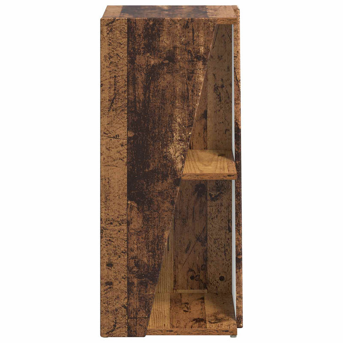 Raft lateral Lemn vechi 33 x 32 x 70,5 cm Lemn compozit - WALTI WALTI