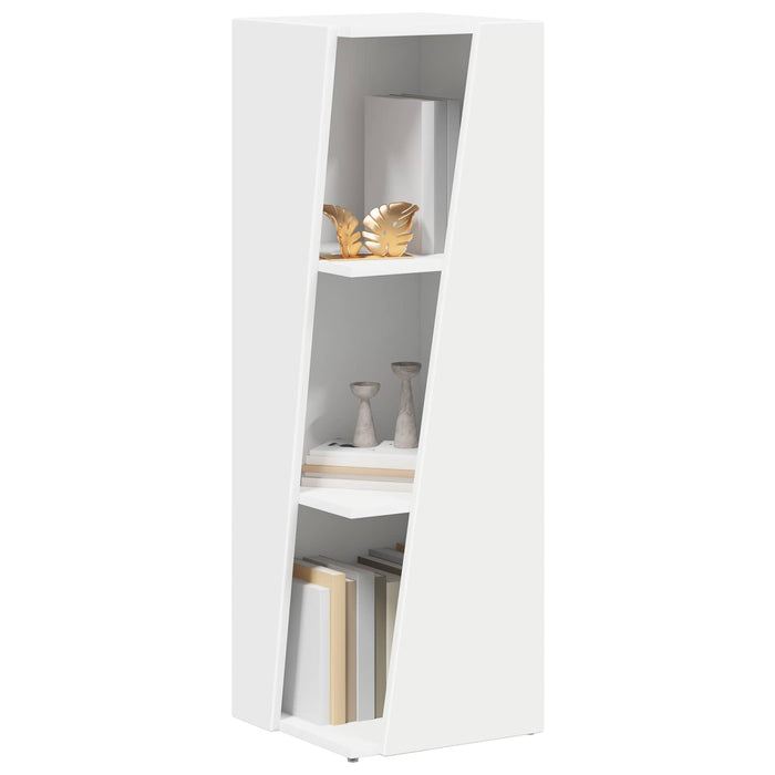 Raft lateral Alb 33 x 32 x 100,5 cm Lemn compozit - WALTI WALTI