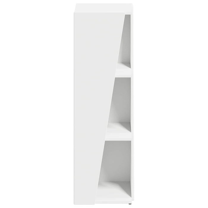 Raft lateral Alb 33 x 32 x 100,5 cm Lemn compozit - WALTI WALTI