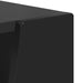 Raft lateral Negru 33 x 32 x 100,5 cm Lemn compozit - WALTI WALTI