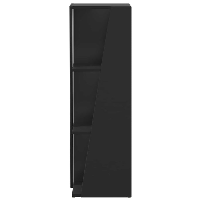 Raft lateral Negru 33 x 32 x 100,5 cm Lemn compozit - WALTI WALTI