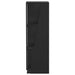 Raft lateral Negru 33 x 32 x 100,5 cm Lemn compozit - WALTI WALTI