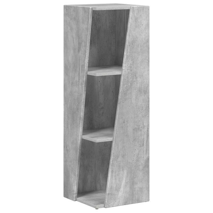 Raft lateral Gri din beton 33 x 32 x 100,5 cm Lemn compozit - WALTI WALTI