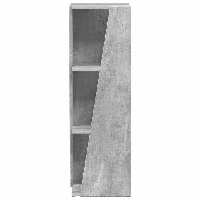 Raft lateral Gri din beton 33 x 32 x 100,5 cm Lemn compozit - WALTI WALTI