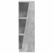 Raft lateral Gri din beton 33 x 32 x 100,5 cm Lemn compozit - WALTI WALTI