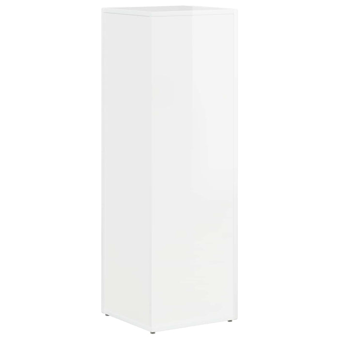 Raft lateral Alb lucios 33 x 32 x 100,5 cm Lemn compozit - WALTI WALTI