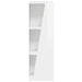Raft lateral Alb lucios 33 x 32 x 100,5 cm Lemn compozit - WALTI WALTI
