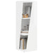Raft lateral Alb lucios 33 x 32 x 100,5 cm Lemn compozit - WALTI WALTI