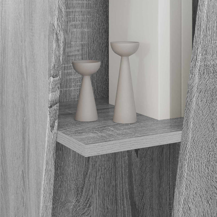 Raft lateral Gri Sonoma 33 x 32 x 100,5 cm Lemn compozit - WALTI WALTI