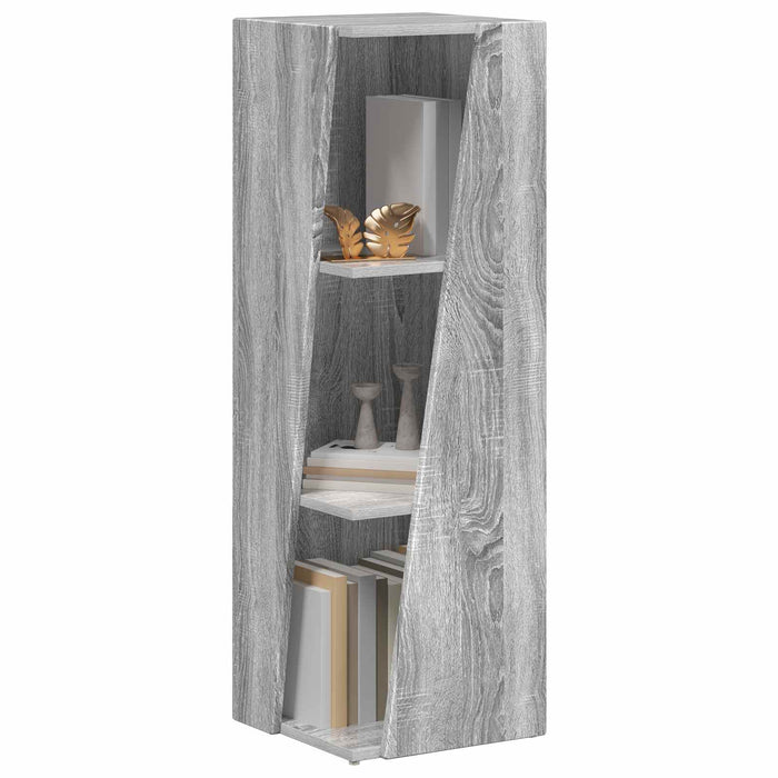 Raft lateral Gri Sonoma 33 x 32 x 100,5 cm Lemn compozit - WALTI WALTI