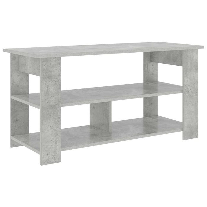 Suport pentru TV Gri din beton 100 x 40 x 50 cm - WALTI WALTI