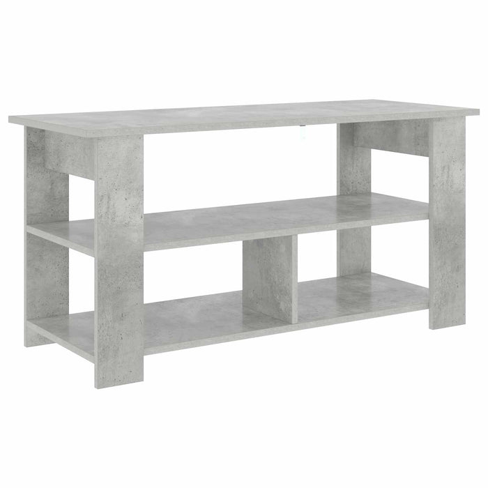 Suport pentru TV Gri din beton 100 x 40 x 50 cm - WALTI WALTI