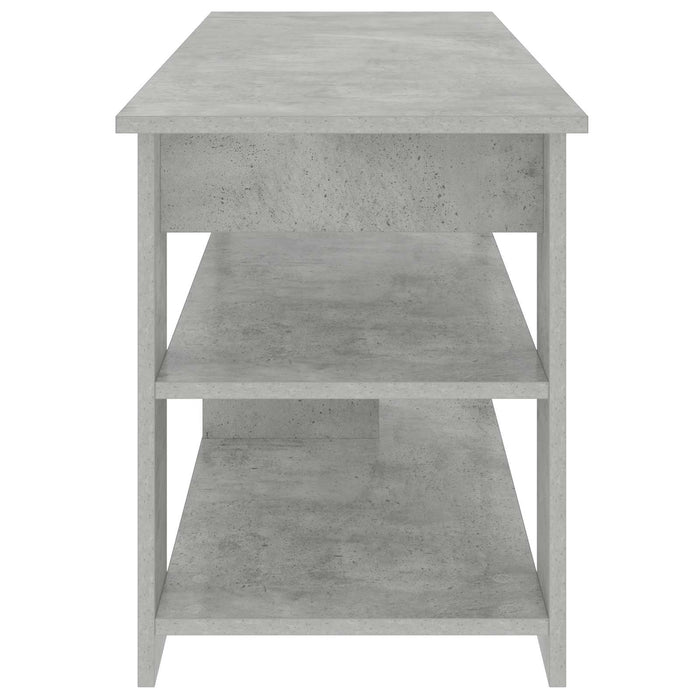 Suport pentru TV Gri din beton 100 x 40 x 50 cm - WALTI WALTI