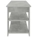 Suport pentru TV Gri din beton 100 x 40 x 50 cm - WALTI WALTI