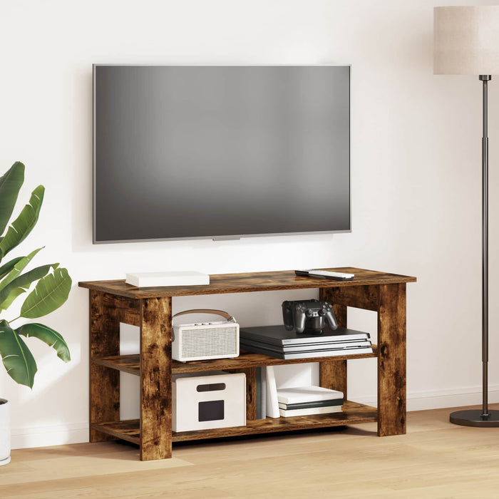 Suport pentru TV Stejar fumuriu 100 x 40 x 50 cm - WALTI WALTI