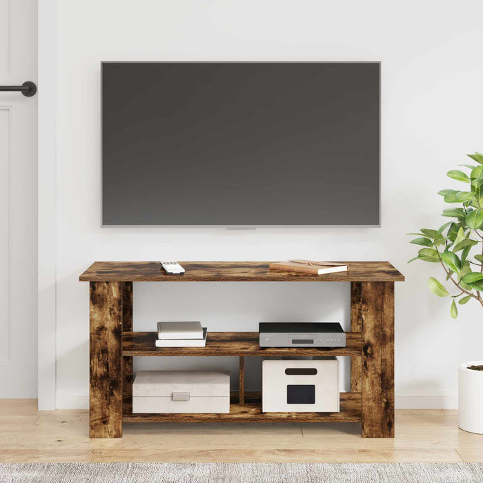 Suport pentru TV Stejar fumuriu 100 x 40 x 50 cm - WALTI WALTI