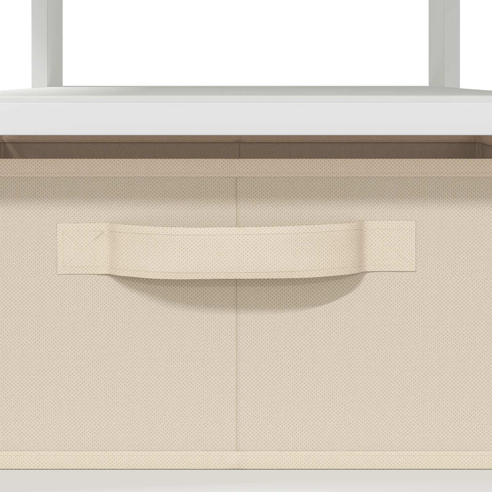 Masă de cafea cu sertar Alb 77 x 55 x 42 cm Lemn compozit - WALTI WALTI