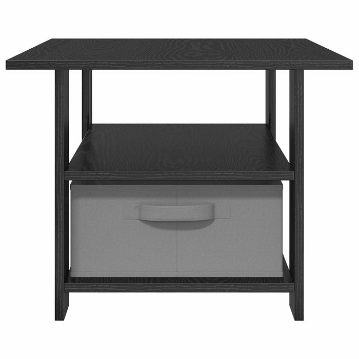 Masă de cafea Stejar Negru 77 x 55 x 42 cm Lemn compozit - WALTI WALTI
