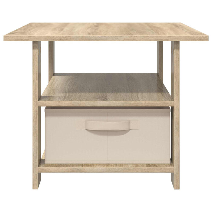 Masă de cafea Stejar Sonoma 77 x 55 x 42 cm Lemn compozit - WALTI WALTI