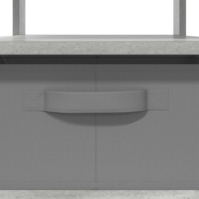 Masă de cafea Gri din beton 77 x 55 x 42 cm Lemn compozit - WALTI WALTI