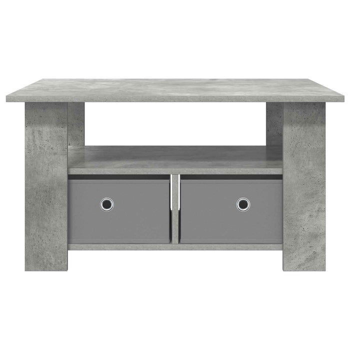 Masă de cafea Gri din beton 77 x 55 x 42 cm Lemn compozit - WALTI WALTI