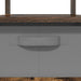 Masă de cafea Stejar fumuriu 77 x 55 x 42 cm Lemn compozit - WALTI WALTI