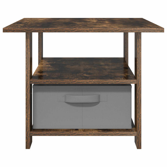 Masă de cafea Stejar fumuriu 77 x 55 x 42 cm Lemn compozit - WALTI WALTI