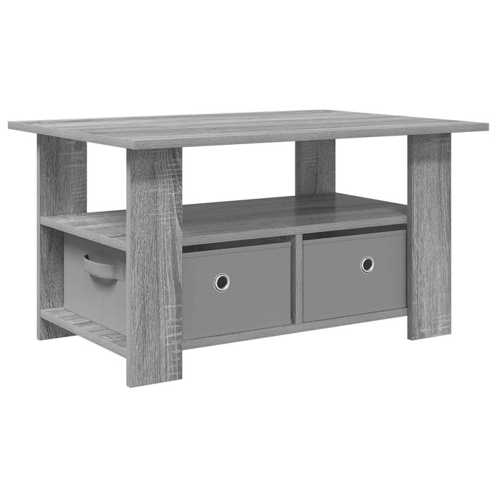 Masă de cafea Gri Sonoma 77 x 55 x 42 cm Lemn compozit - WALTI WALTI