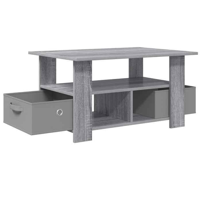 Masă de cafea Gri Sonoma 77 x 55 x 42 cm Lemn compozit - WALTI WALTI