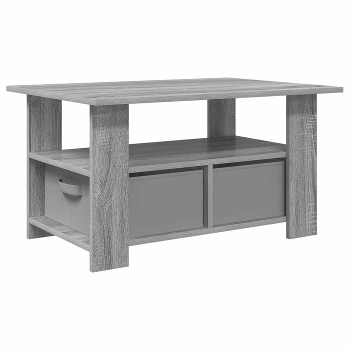 Masă de cafea Gri Sonoma 77 x 55 x 42 cm Lemn compozit - WALTI WALTI