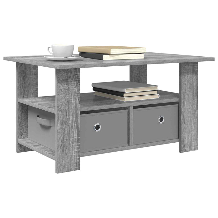 Masă de cafea Gri Sonoma 77 x 55 x 42 cm Lemn compozit - WALTI WALTI