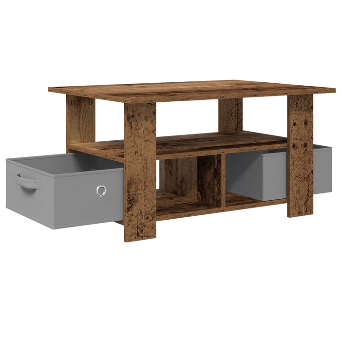 Masă de cafea Lemn vechi 77 x 55 x 42 cm Lemn compozit - WALTI WALTI