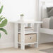 Noptieră cu sertar 2 pcs Alb 41 x 40 x 45 cm Lemn compozit - WALTI WALTI