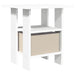 Noptieră cu sertar 2 pcs Alb 41 x 40 x 45 cm Lemn compozit - WALTI WALTI