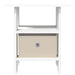 Noptieră cu sertar 2 pcs Alb 41 x 40 x 45 cm Lemn compozit - WALTI WALTI