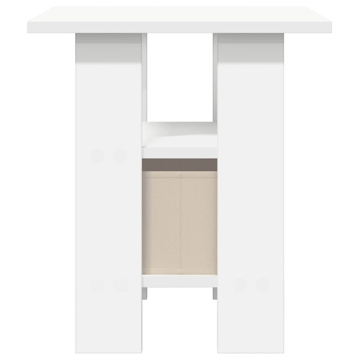 Noptieră cu sertar 2 pcs Alb 41 x 40 x 45 cm Lemn compozit - WALTI WALTI