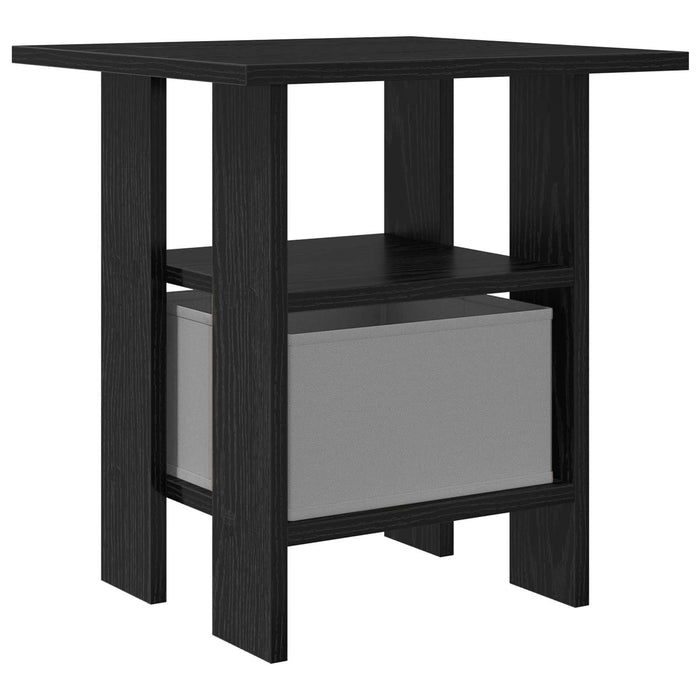 Noptieră cu sertar Stejar Negru 41 x 40 x 45 cm Lemn compozit - WALTI WALTI