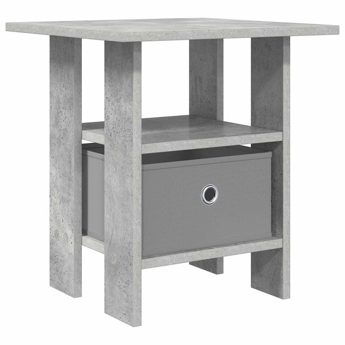 Noptieră cu sertar Gri din beton 41 x 40 x 45 cm Lemn compozit - WALTI WALTI