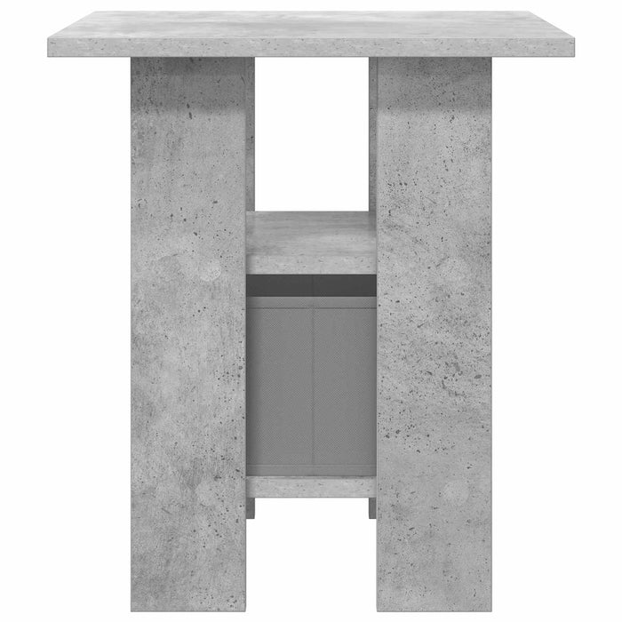 Noptieră cu sertar Gri din beton 41 x 40 x 45 cm Lemn compozit - WALTI WALTI