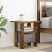 Noptieră 2 pcs Stejar fumuriu 41 x 40 x 45 cm Lemn compozit - WALTI WALTI