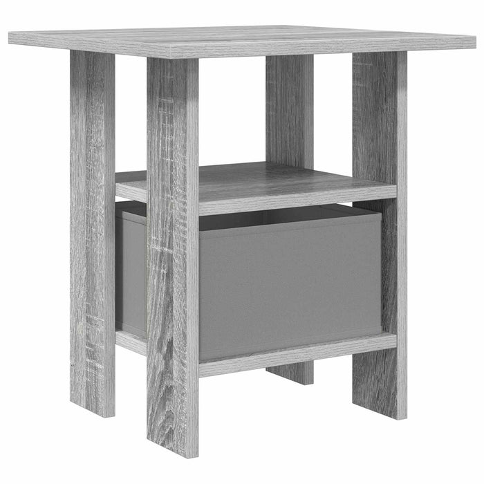 Noptieră 2 pcs Gri Sonoma 41 x 40 x 45 cm Lemn compozit - WALTI WALTI