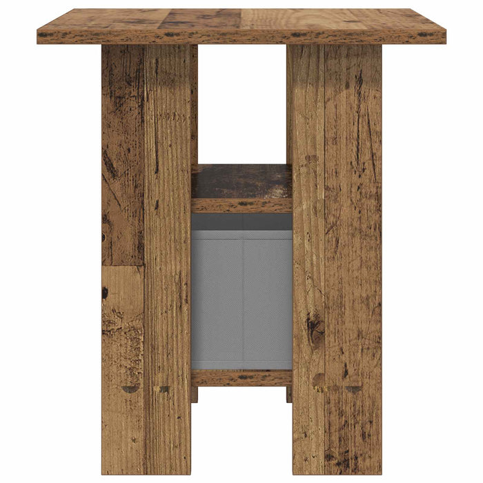 Noptieră 2 pcs Lemn vechi 41 x 40 x 45 cm Lemn compozit - WALTI WALTI