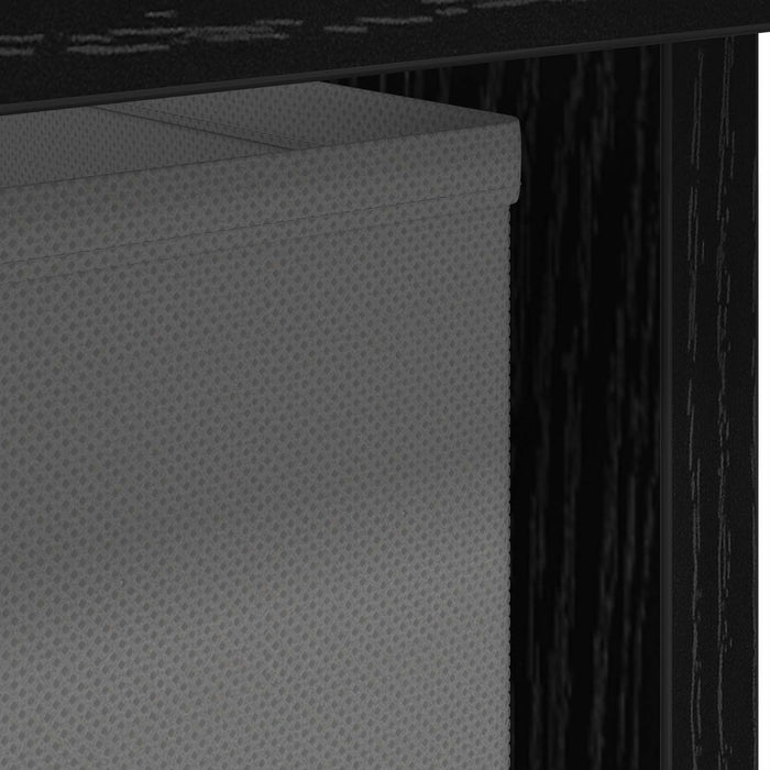 Noptieră 2 pcs Stejar Negru 41 x 40 x 45 cm Lemn compozit - WALTI WALTI