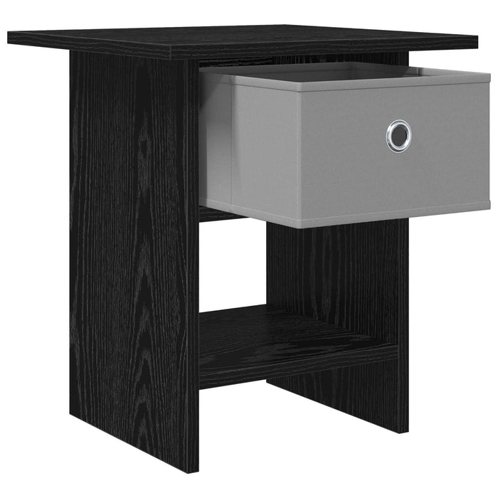 Noptieră 2 pcs Stejar Negru 41 x 40 x 45 cm Lemn compozit - WALTI WALTI