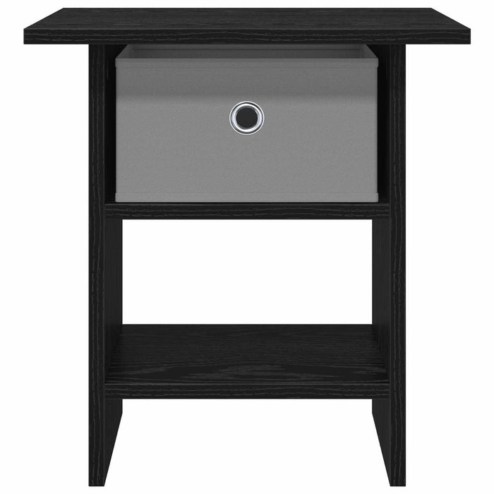 Noptieră 2 pcs Stejar Negru 41 x 40 x 45 cm Lemn compozit - WALTI WALTI