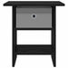 Noptieră 2 pcs Stejar Negru 41 x 40 x 45 cm Lemn compozit - WALTI WALTI